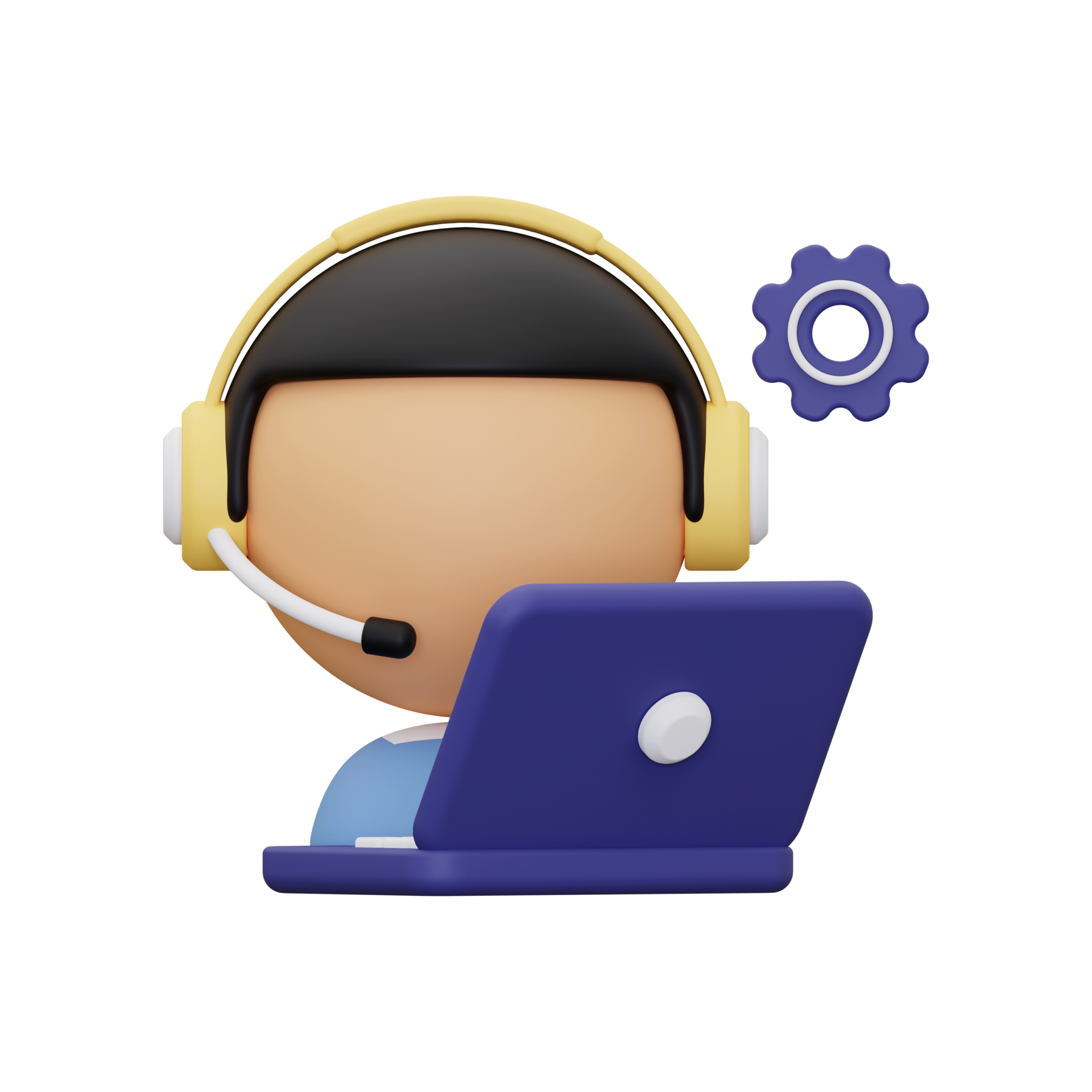 3d customer service icon png