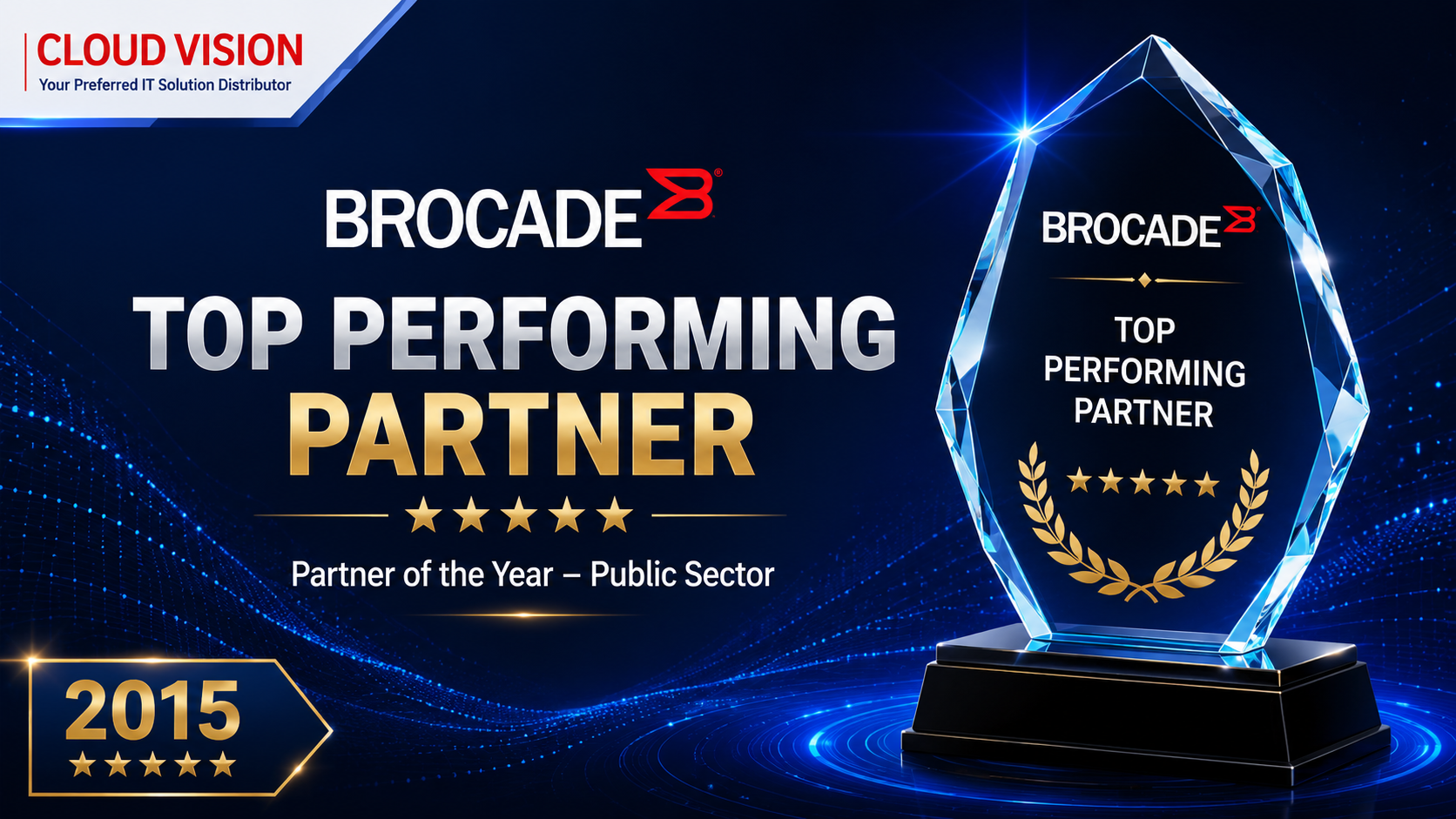 cvt brocade top performing partner​​ 2015